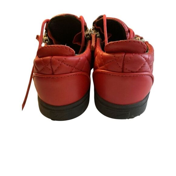 Giuseppe Zanotti Dylan quilted zip leather sneakers men's size 39.5 - Picture 6 of 11